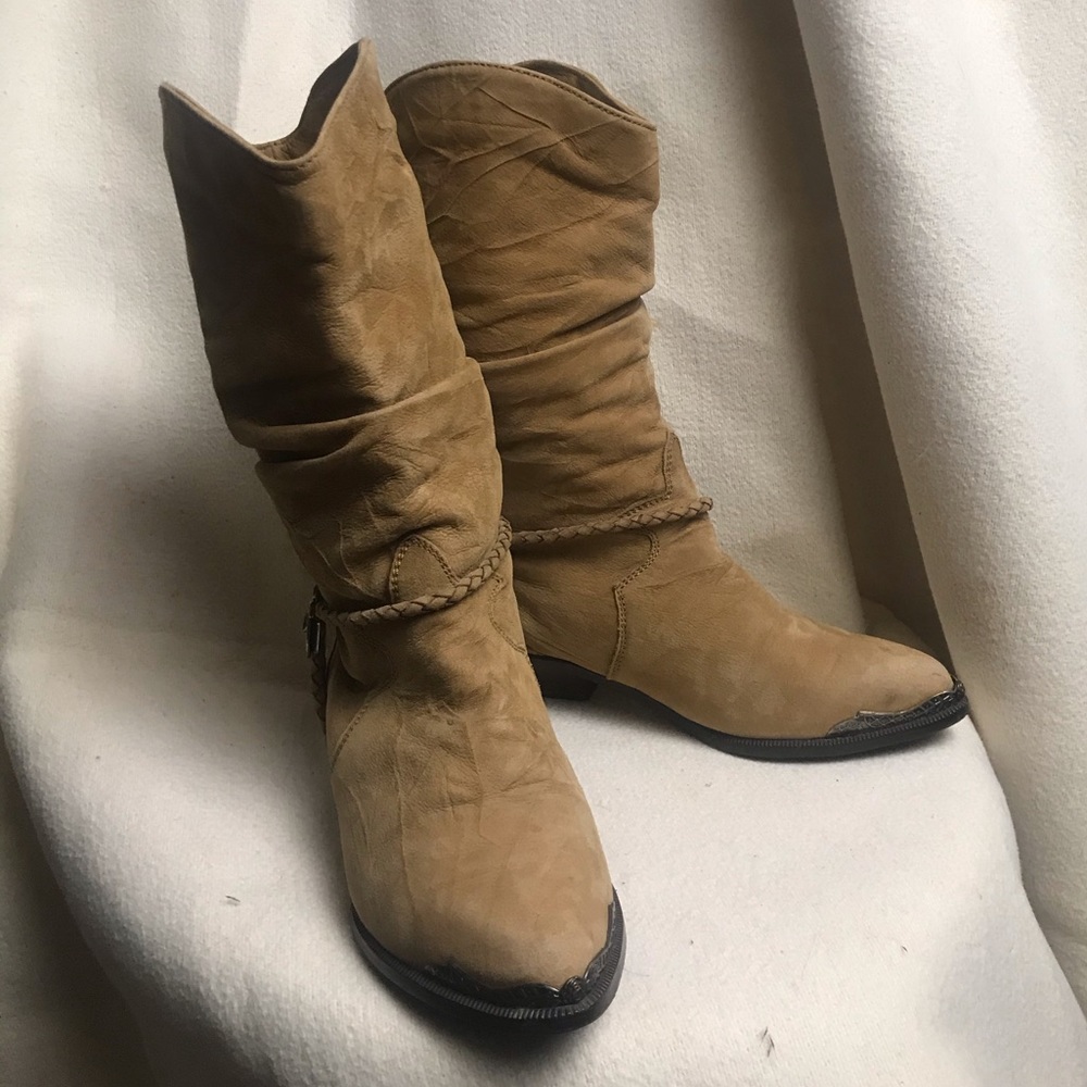 Vintage Zodiac leather boots Sz 8